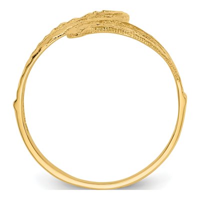 14K Yellow Gold Filigree Ring – view 2