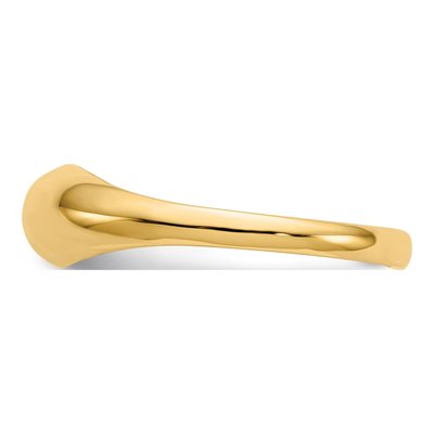 14K Yellow Gold Dome Child's Ring – view 5