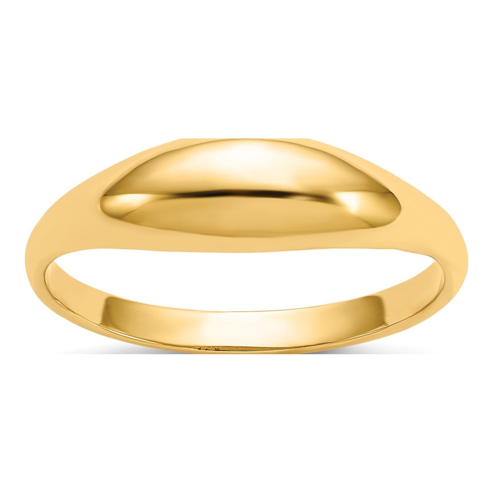 14K Yellow Gold Dome Child's Ring