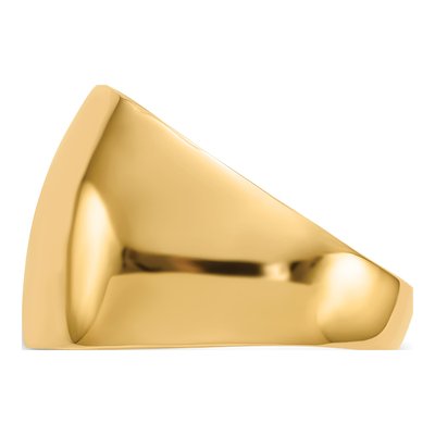 10K Rose Gold Dome Ring – view 4