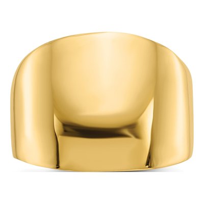 10K Rose Gold Dome Ring – view 5