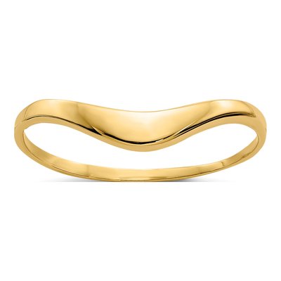 14K Yellow Gold Curve Ring