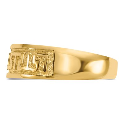 14K Yellow Gold Greek Key Toe Ring – view 4