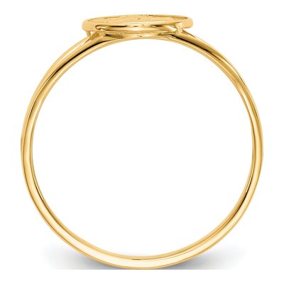 14K Yellow Gold Angel Ring – view 3
