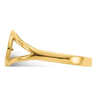 14K Yellow Gold Angel Ring – view 5