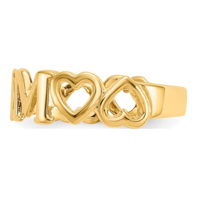 14K Yellow Gold MOM Ring – view 5