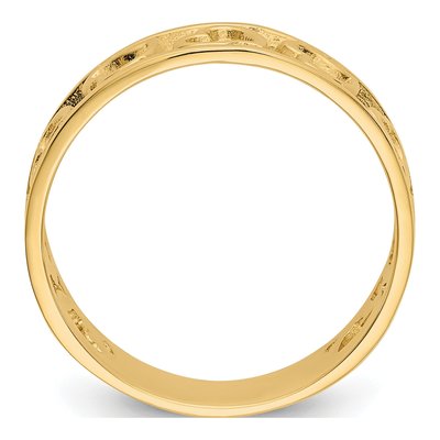 14K Yellow Gold Hearts Ring – view 3
