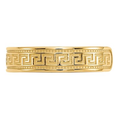 14K Yellow Gold Greek Key Toe Ring – view 5