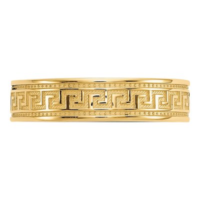 14K Yellow Gold Greek Key Toe Ring – view 6