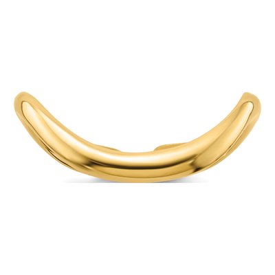 14K Yellow Gold Curved Toe Ring – view 6