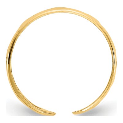 14K Yellow Gold Heart Toe Ring – view 3