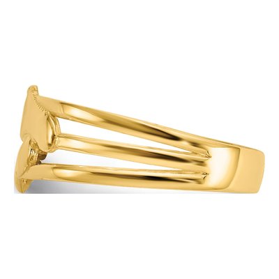 14K Yellow Gold Bare Feet Toe Ring – view 5