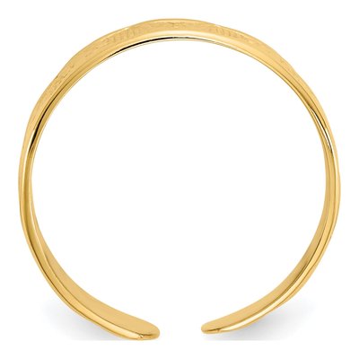 14K Yellow Gold Adjustable Toe Ring – view 3
