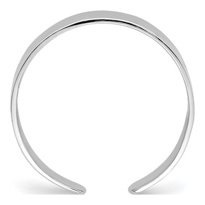 14K White Gold Adjustable Toe Ring – view 3
