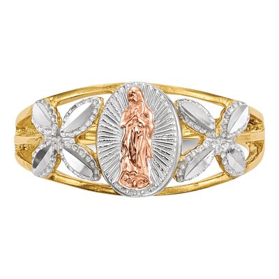 14K Two-Tone Gold Our of Guadalupe Ring – view 4