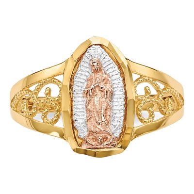 14K Two-Tone Gold Our of Guadalupe Ring – view 5
