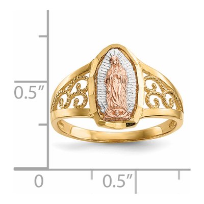 14K Two-Tone Gold Our of Guadalupe Ring – view 6