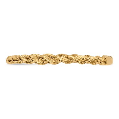 14K Yellow Gold Twisted Rope Ring – view 3
