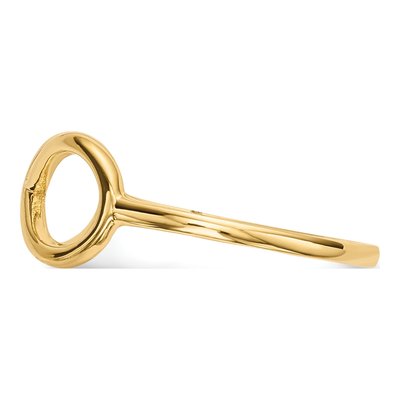 14K Yellow Gold Infinity Ring – view 3