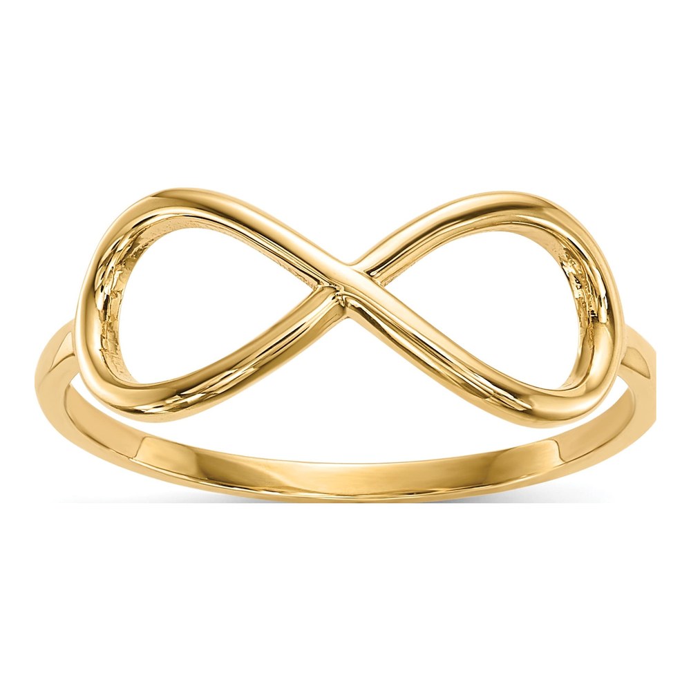 14K Yellow Gold Infinity Ring