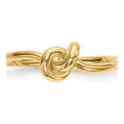 14K Yellow Gold Knot Ring – view 4