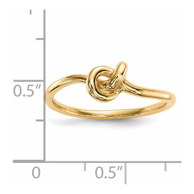 14K Yellow Gold Knot Ring – view 5