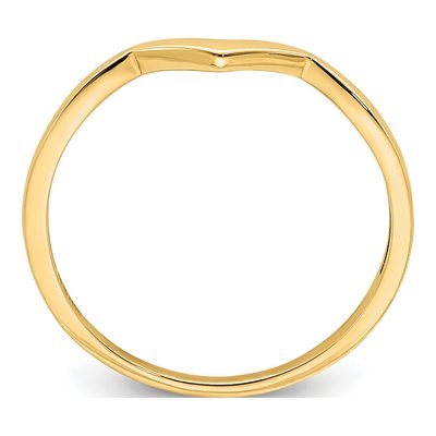 14K Yellow Gold Zig Zag Ring – view 2
