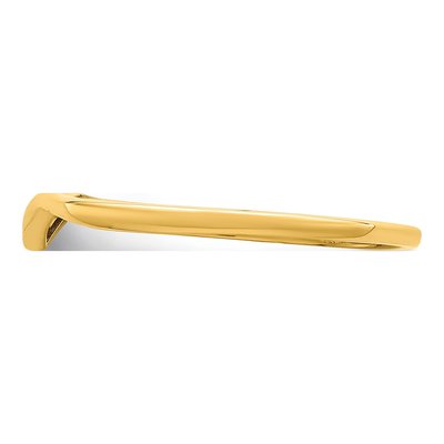 14K Yellow Gold Zig Zag Ring – view 3