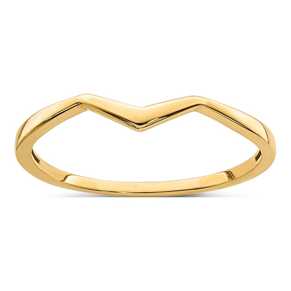 14K Yellow Gold Zig Zag Ring