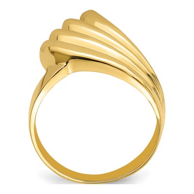 14K Yellow Gold Fish Tail Ring – view 3
