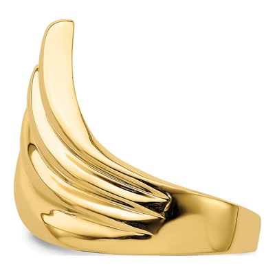 14K Yellow Gold Fish Tail Ring – view 5