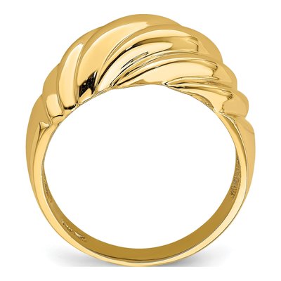 14K Yellow Gold Shrimp Fashion Ring – view 3