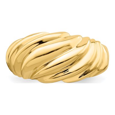 14K Yellow Gold Shrimp Fashion Ring – view 6