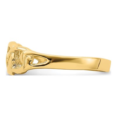 14K Yellow Gold Link Ring – view 5