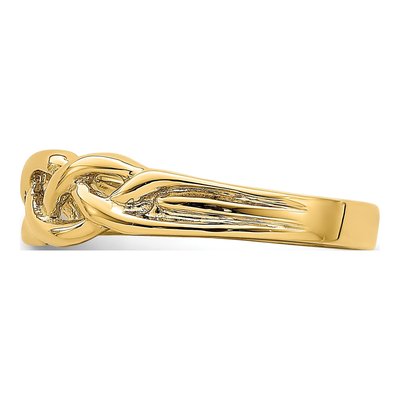 14K Yellow Gold Braided Ring – view 5