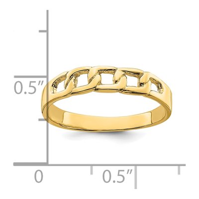 14K Yellow Gold Link Band – view 4