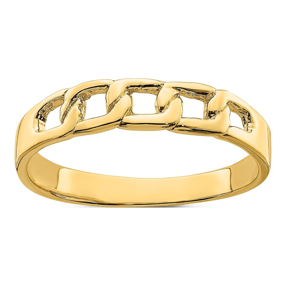 14K Yellow Gold Link Band