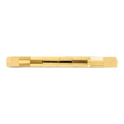14K Yellow Gold 1.5mm Bamboo Baby Band – view 5