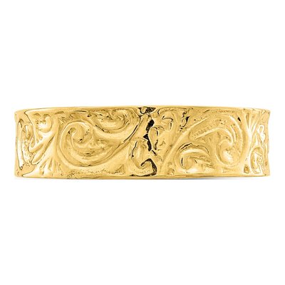 14K Yellow Gold Adjustable Scroll Toe Ring – view 6