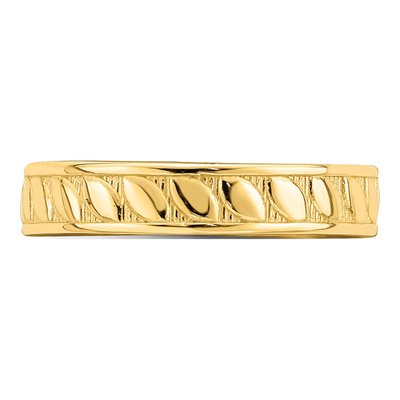 14K Yellow Gold Adjustable Leaf Toe Ring – view 6