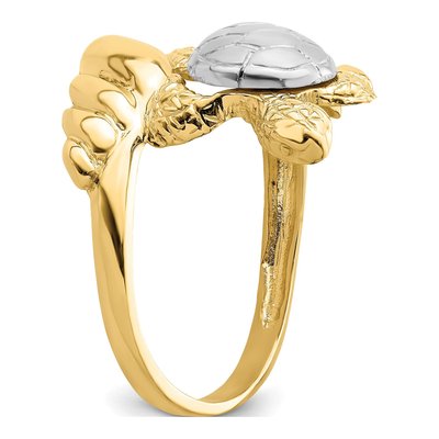 14K Yellow Gold Turtle Ring – view 8