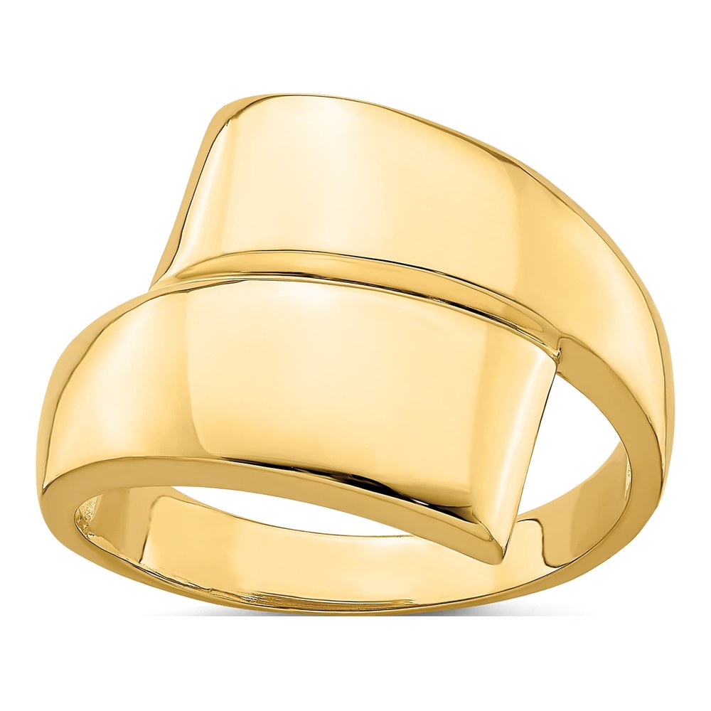 14K Yellow Gold Bypass Ring
