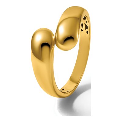 14K Yellow Gold Bypass Ring – view 8