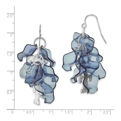 Texas Rangers Brass Dangle Earrings – view 3