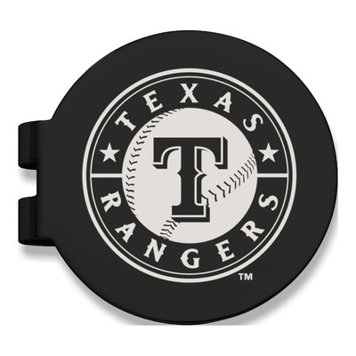Texas Rangers Engraved Stainless Steel Money Clip