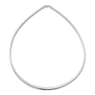 14K Yellow Gold Reversible Omega Necklace – view 5