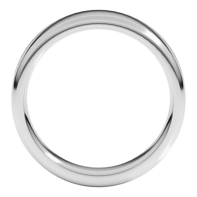 Continuum Sterling Silver 6mm Round-Edge Flat Comfort-Fit Wedding Band – view 2