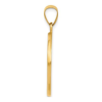 14K Yellow Gold Saint Christopher Medal Pendant – view 3