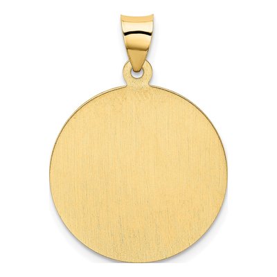 14K Yellow Gold Saint Christopher Medal Pendant – view 4