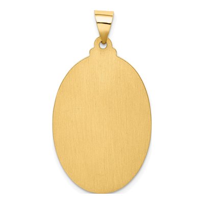 14K Yellow Gold Saint Christopher Medal Pendant – view 5